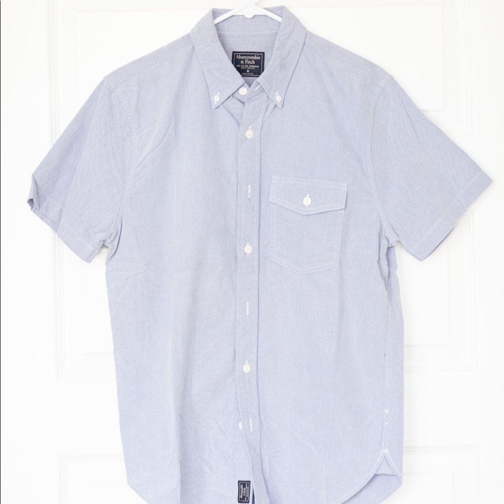 Abercrombie Short Sleeve Button Oxford Shirt